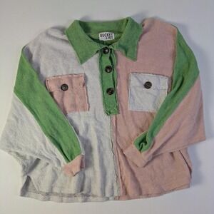 Anthropologie Bucket List Oversized Sweater Top M